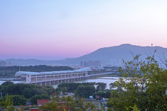 泉州金鸡拦河闸暮色