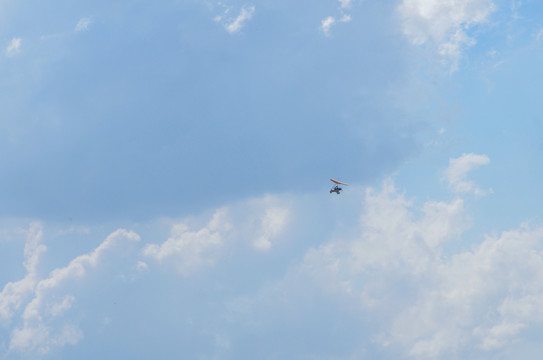 蓝天滑翔机