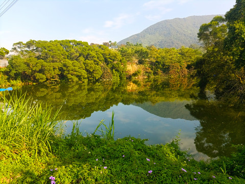 湖光山色