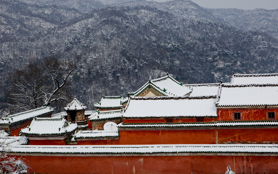 雪后武功山太子坡