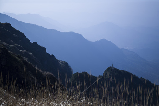 武功山秋景