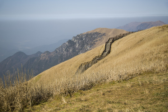 武功山秋景