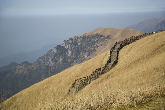 武功山秋景