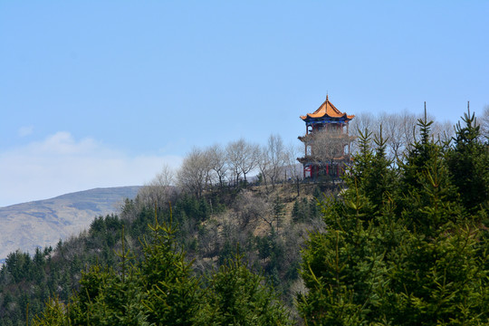 二郎山开颜阁