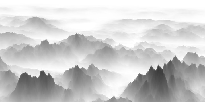 云雾山水