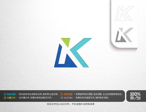 字母K主题logo