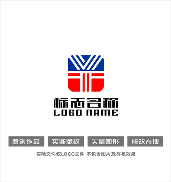 YT字母标志科技logo