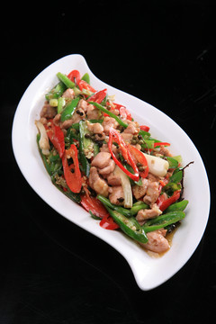尖椒辣子鸡
