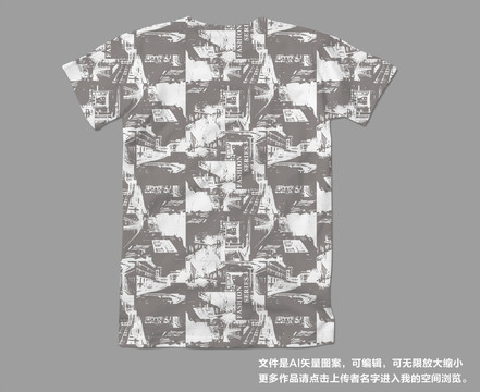 服装T恤图案设计