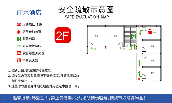 安全疏散示意图