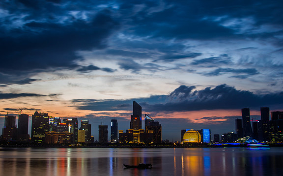 钱江新城夜景