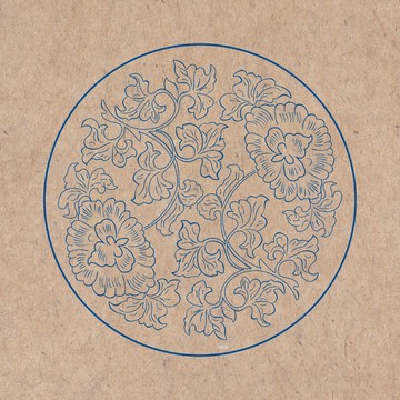 宋瓷牡丹纹