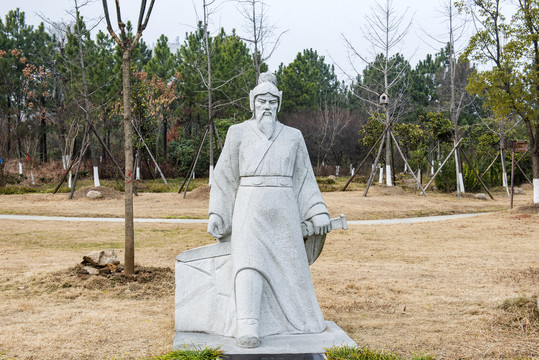 雕塑历史人物熊文灿