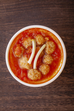 番茄肉丸汤