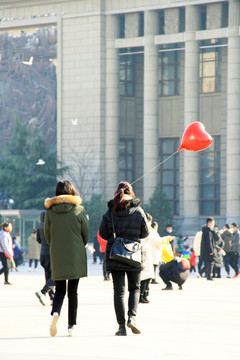 节日街景