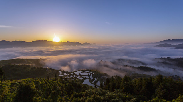 茗岙梯田云海日出