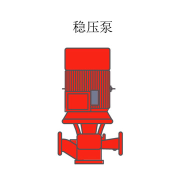 稳压泵矢量卡通图标