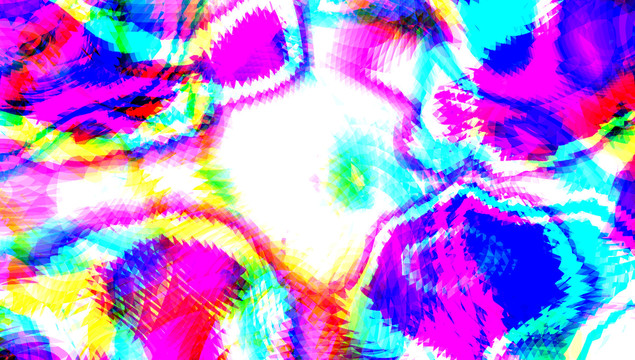 动感条纹油彩水彩插画