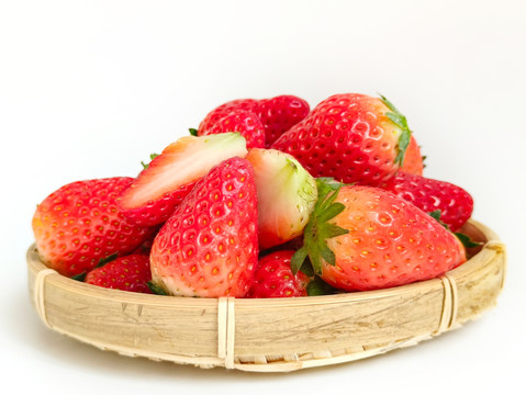 鲜草莓素材图