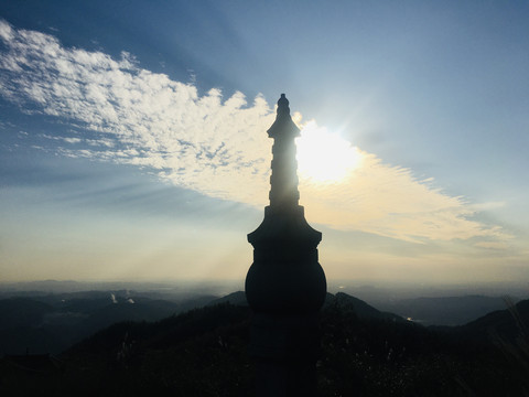 长沙黑麋峰石塔塔林