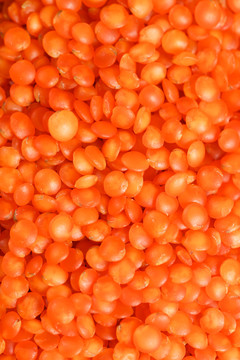 一堆甘肃红扁豆
