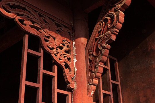 四川德阳文庙木式建筑