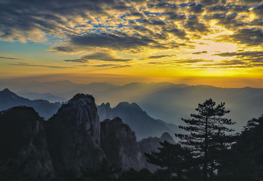 黄山日出