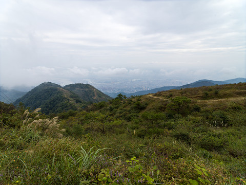 桂平玛丽山山顶风光