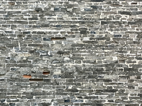 故宫古砖墙