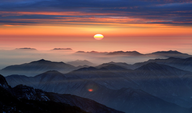 黄山日出