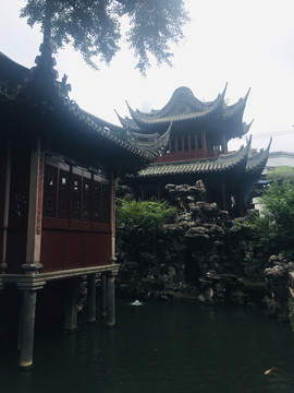 上海豫园亭子