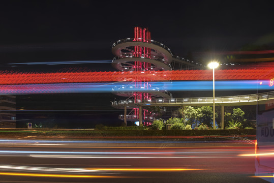 厦门健康步道夜景