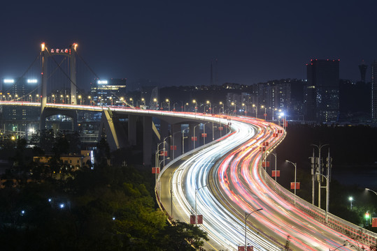 厦门海沧大桥夜景