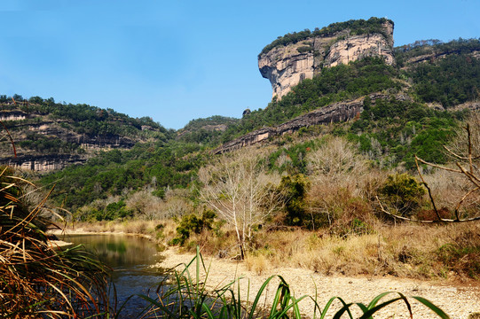 福建武夷山的著名景点大王峰