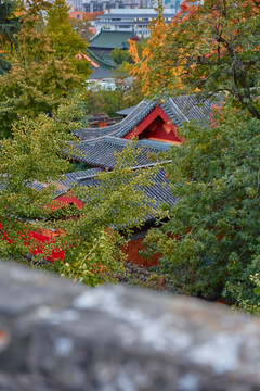 鸡鸣寺古建筑屋顶