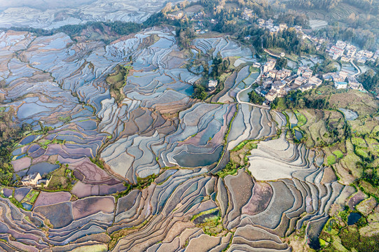 爱村梯田