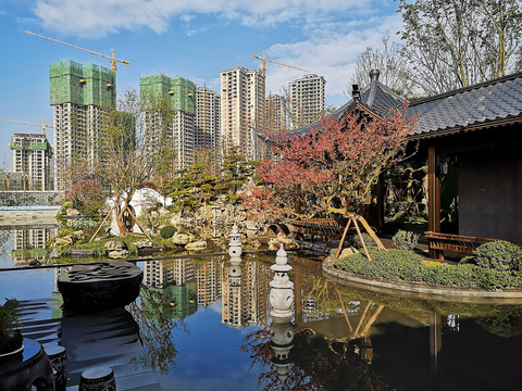 小区水景