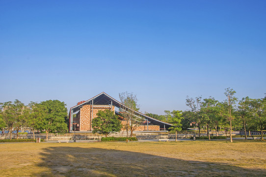 海丝艺术公园亚洲园冬季景色