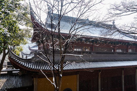 灵隐寺雪霁