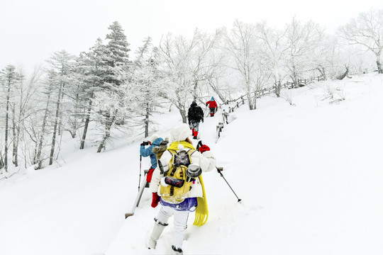 冬季户外登山