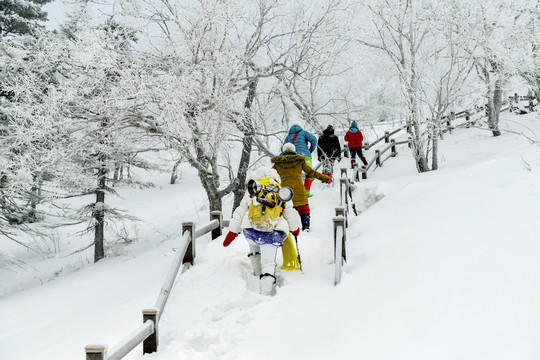 冬季户外登山