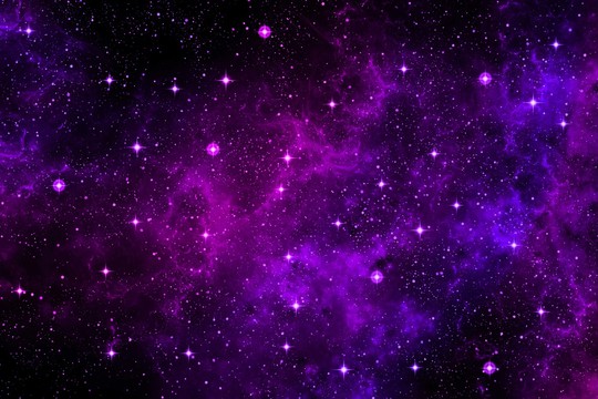 紫色唯美星空背景