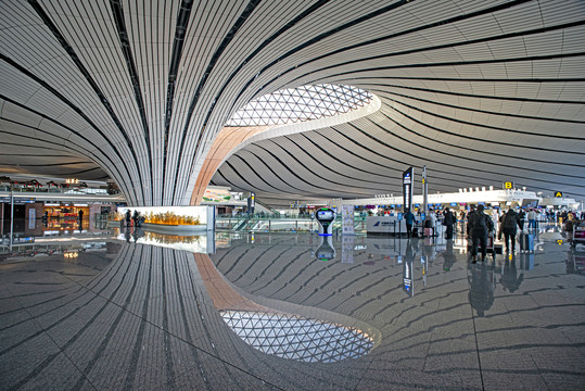 北京大兴国际机场候机厅