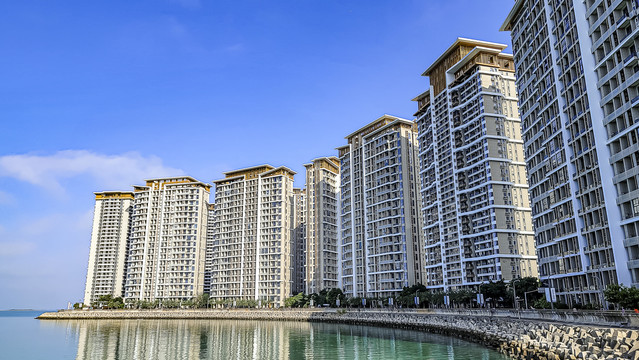 中国海南省海花岛建筑风景