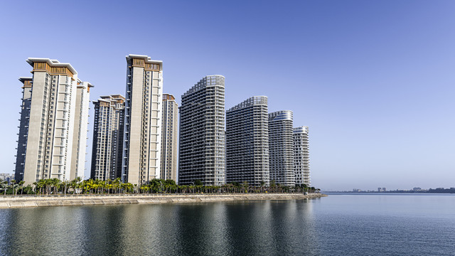 中国海南省海花岛建筑风景