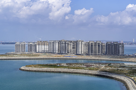 中国海南省海花岛建筑风景