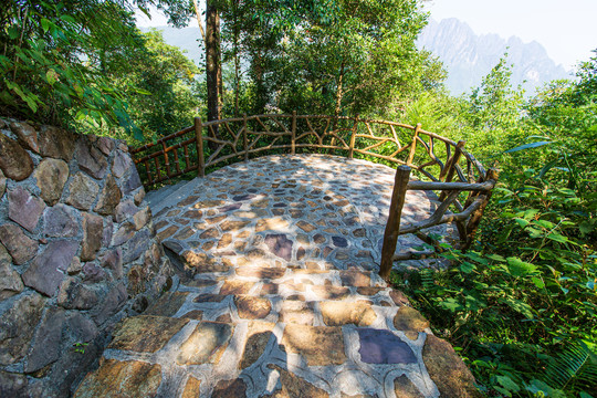 北帝山旅游风景区观景台