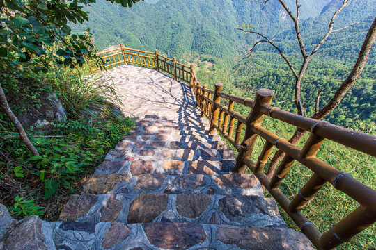 北帝山旅游风景区观景台