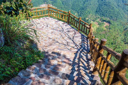 北帝山旅游风景区观景台