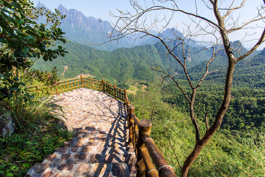 北帝山旅游风景区观景台